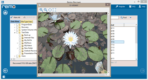 Recover RAW Images from Smart Media Card - Select Destination drive